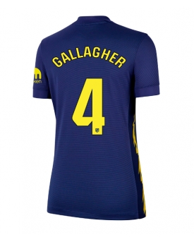 Billige Fotballdrakt Atletico Madrid Conor Gallagher #4 Replika Bortedrakt Dame 2025-26 Kortermet Billige Fotballdrakt Atletico Madrid Conor Gallagher #4 Replika Bortedrakt Dame 2025-26 Kortermet